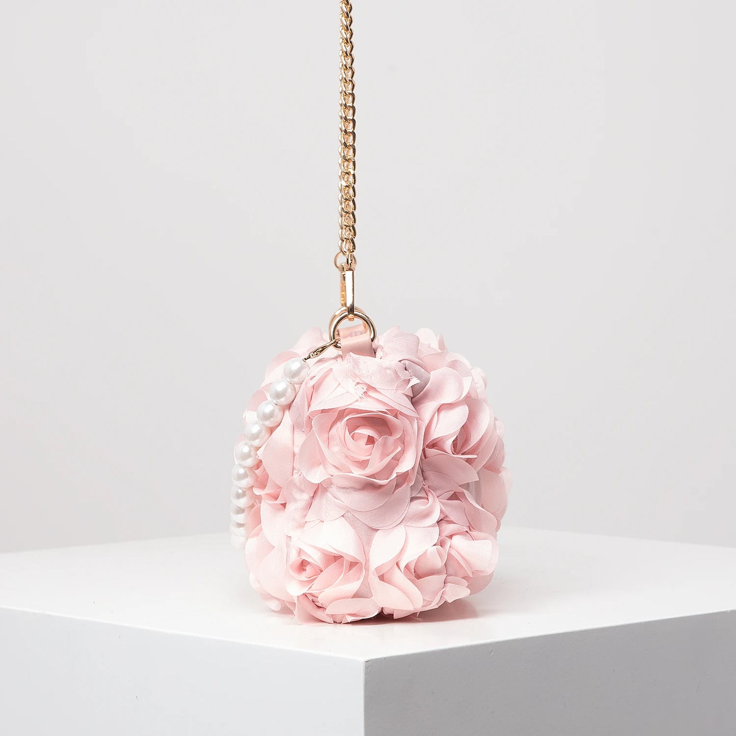 Pearl Floral Bridal Crossbody Bag