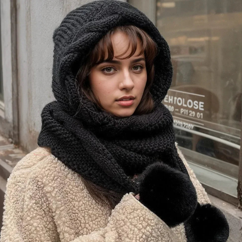 Winter Thermal Beanie & Scarf Set