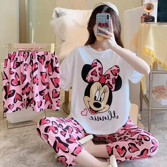 Women's Sweet Cartoon Pajama Set