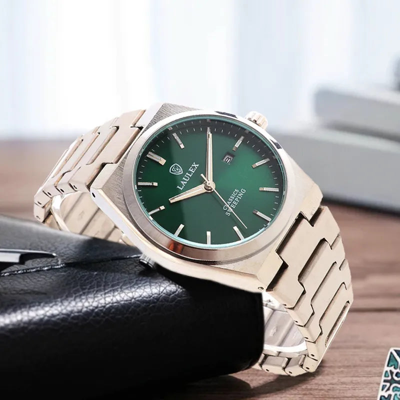 LAULEX Luminous Date Men's Watch