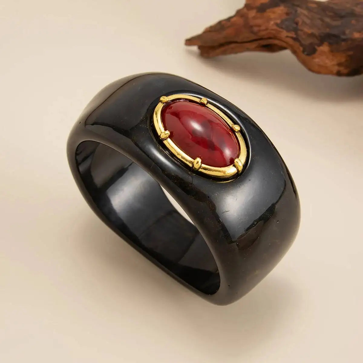 Chunky Resin Cuff Bracelet