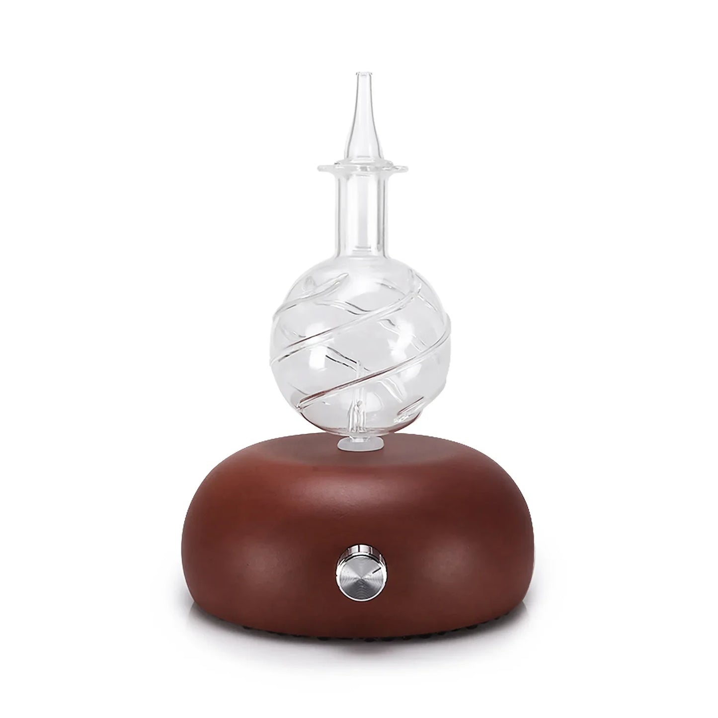 Waterless Nebulizer Wood Glass Oil Diffuser