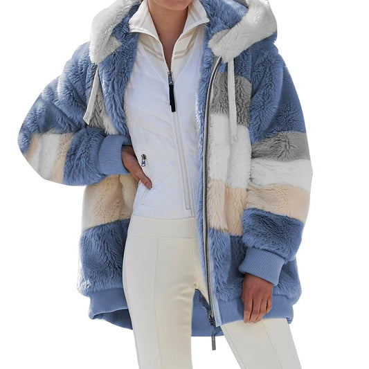 Women's Oversized Plush Jacket