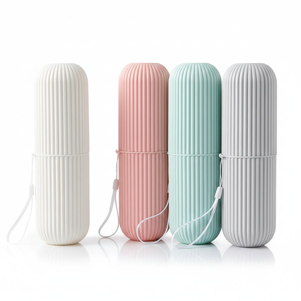 Portable Travel Toothbrush & Toiletry Set