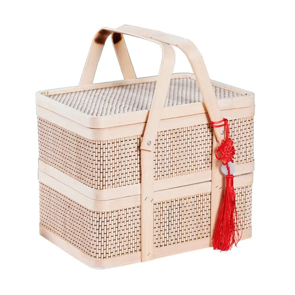 Bamboo Fruit Bread Storage Basket Home Decor