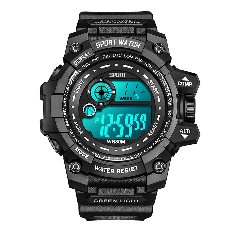 Men's LED Digital Military Watch
