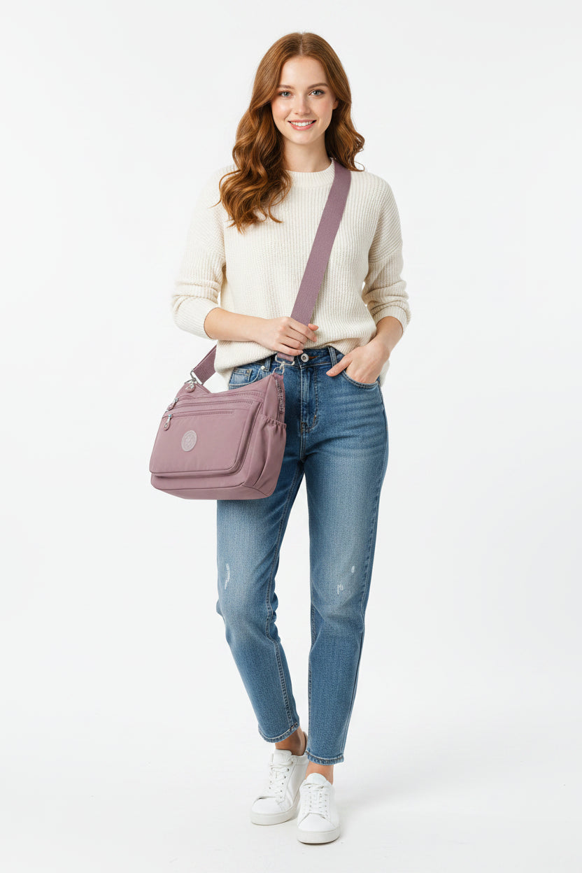 Women's Waterproof Nylon Crossbody Bag