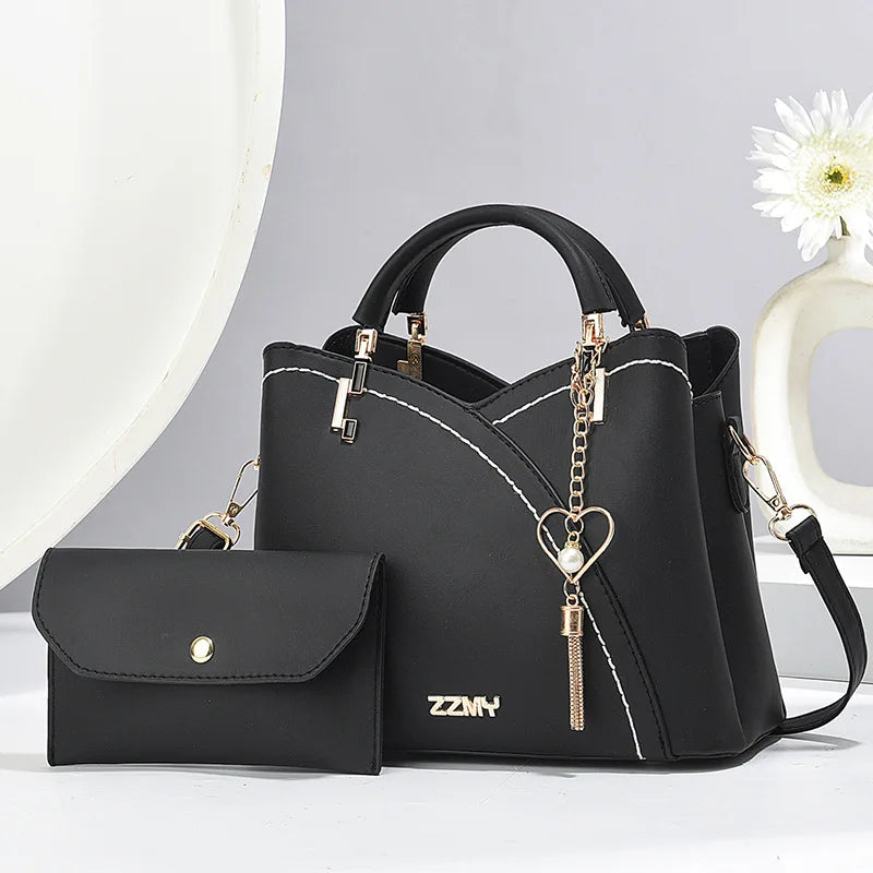 Luxury PU Leather Tote Handbag