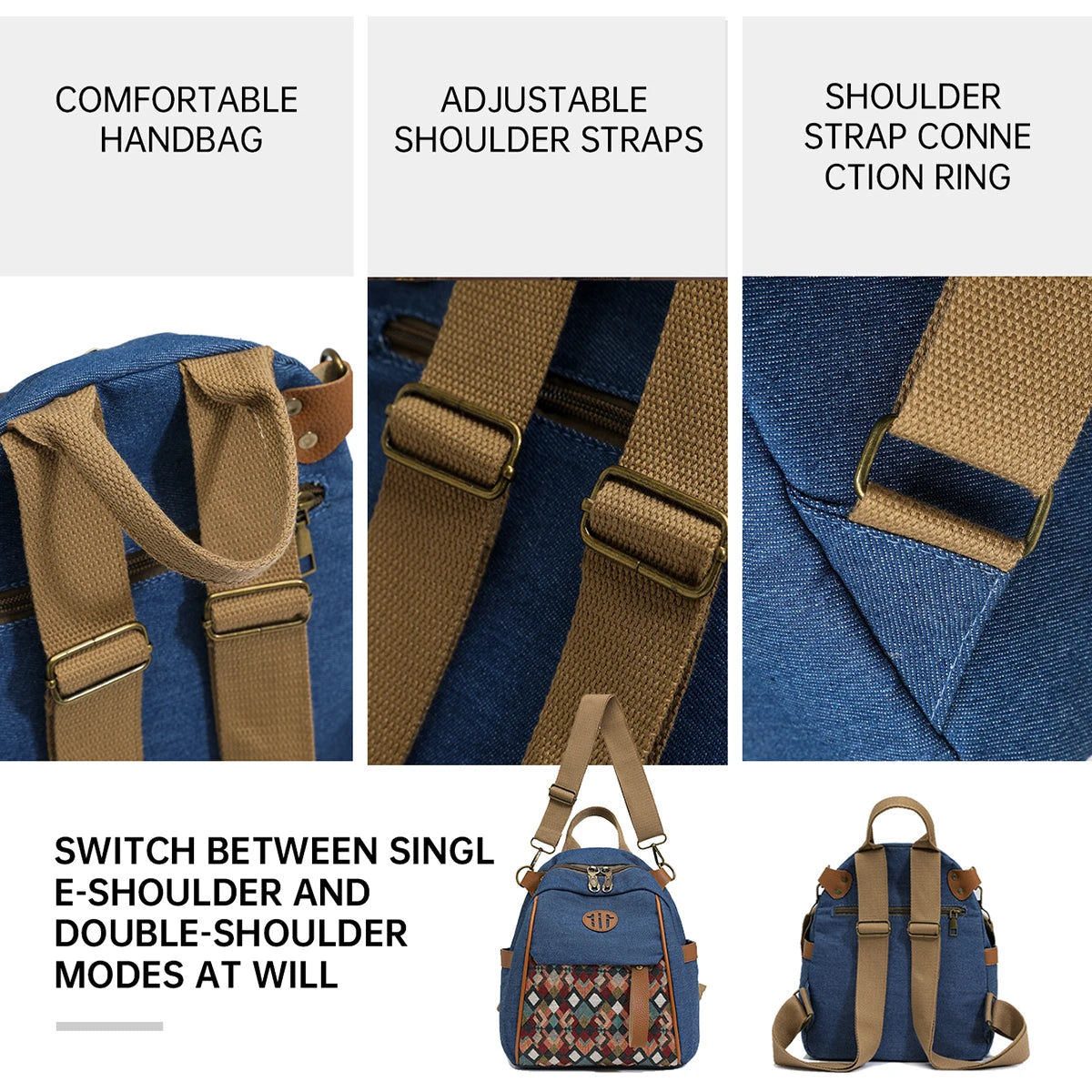 Women's Denim Backpack