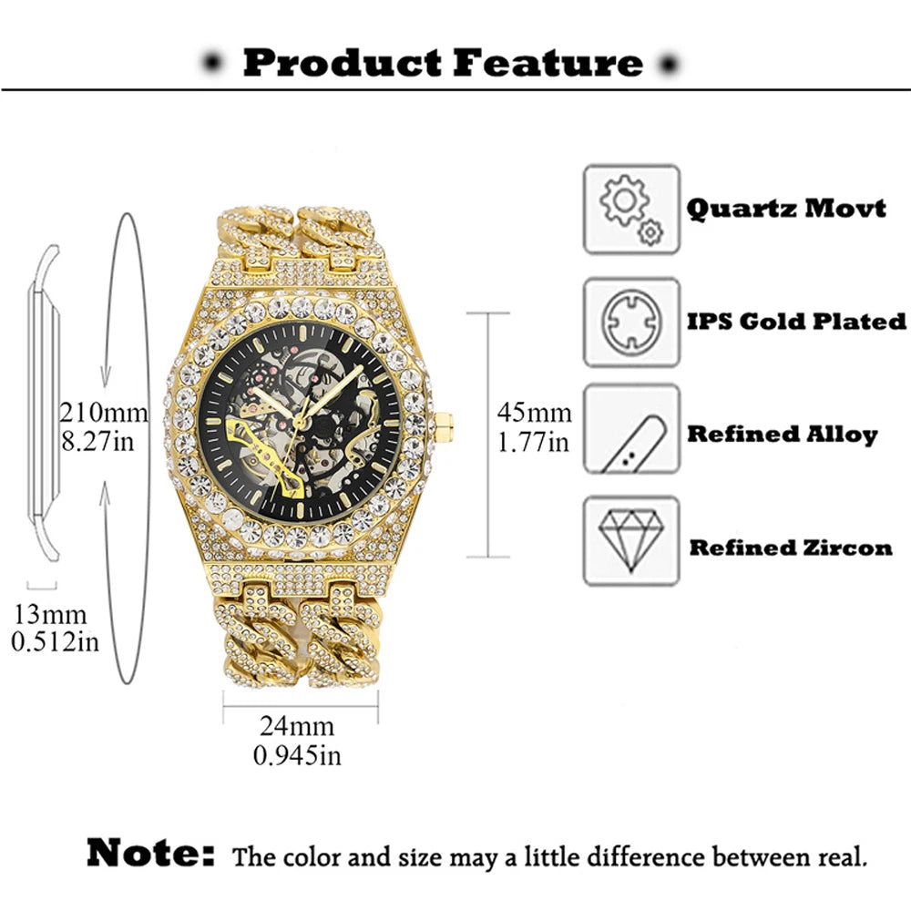 Iced Diamond Mechanical Watch
