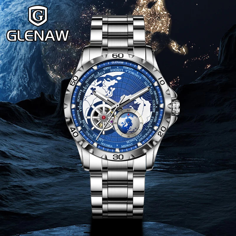 GLENAW Earth Mechanical Watch