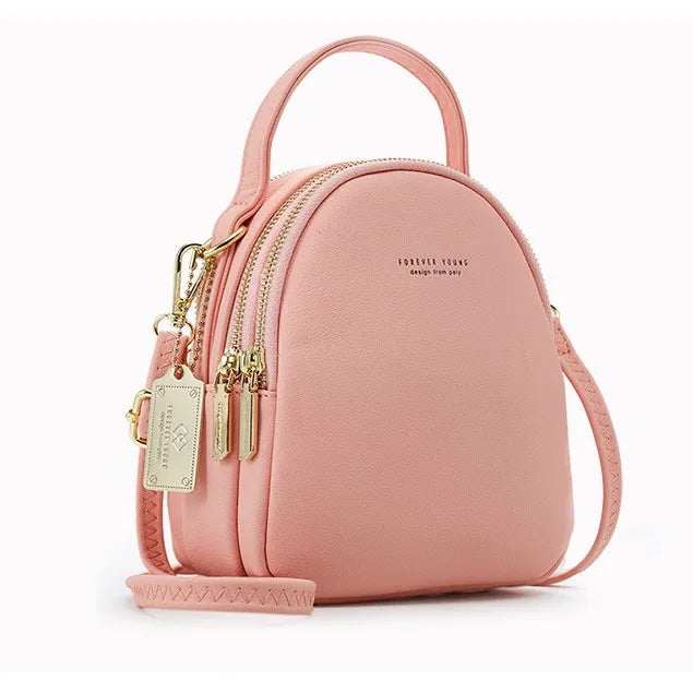 Mini Leather Backpack Shoulder