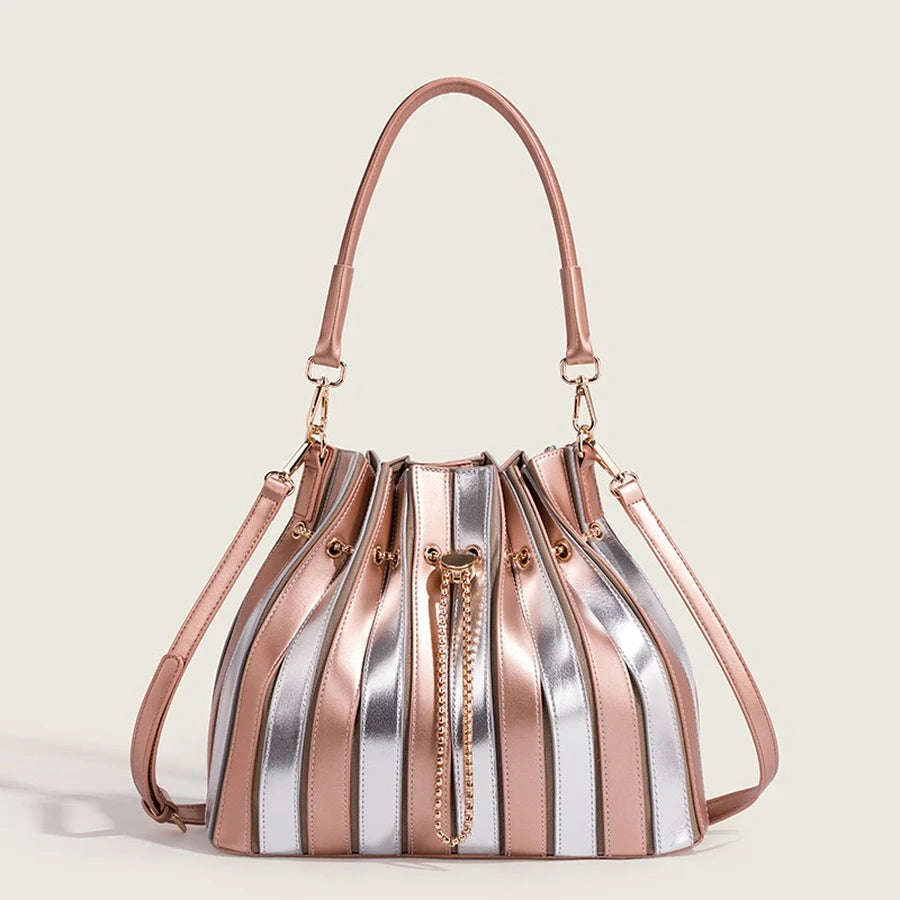 Pleated Shoulder Bag Luxury