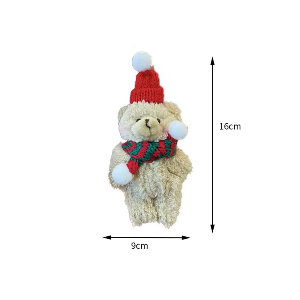 Bear Plush Keychain Car Bag Pendant Gift