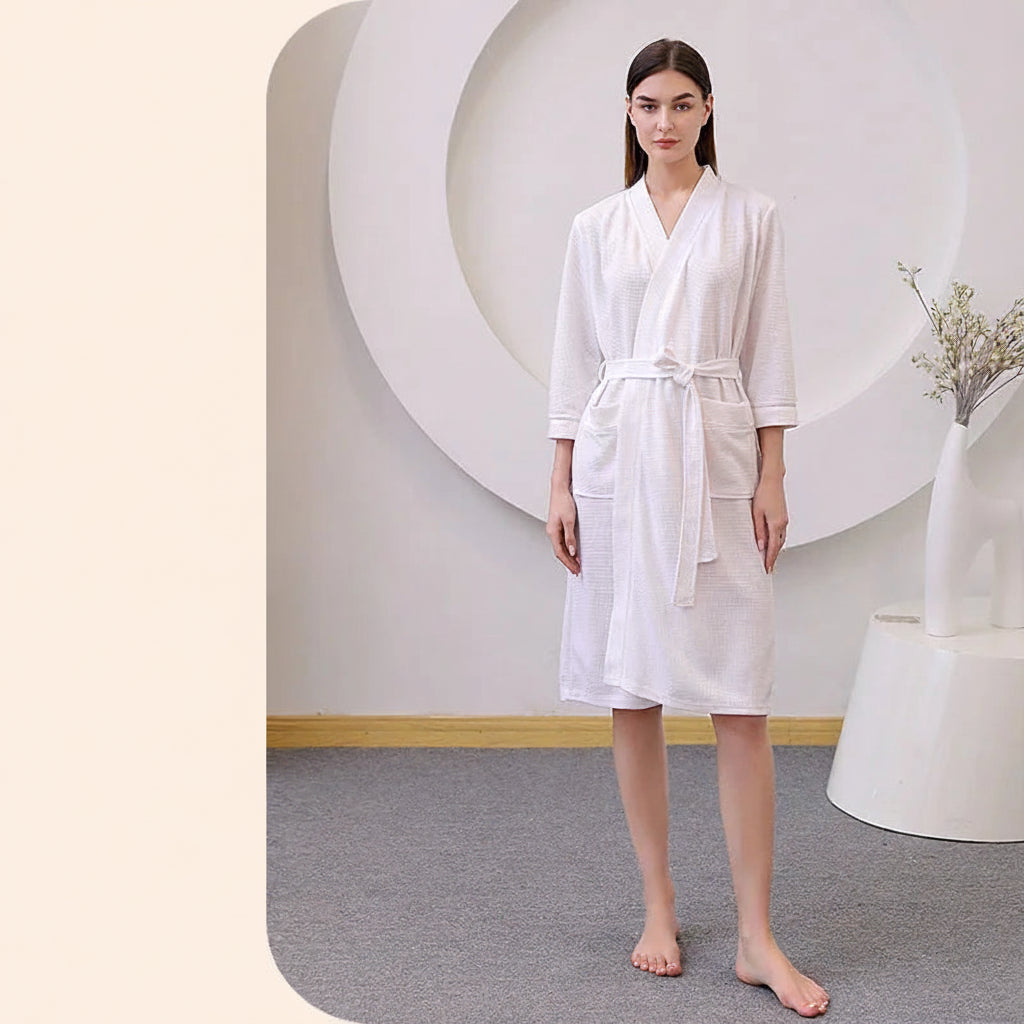 Lightweight Couple Bathrobe