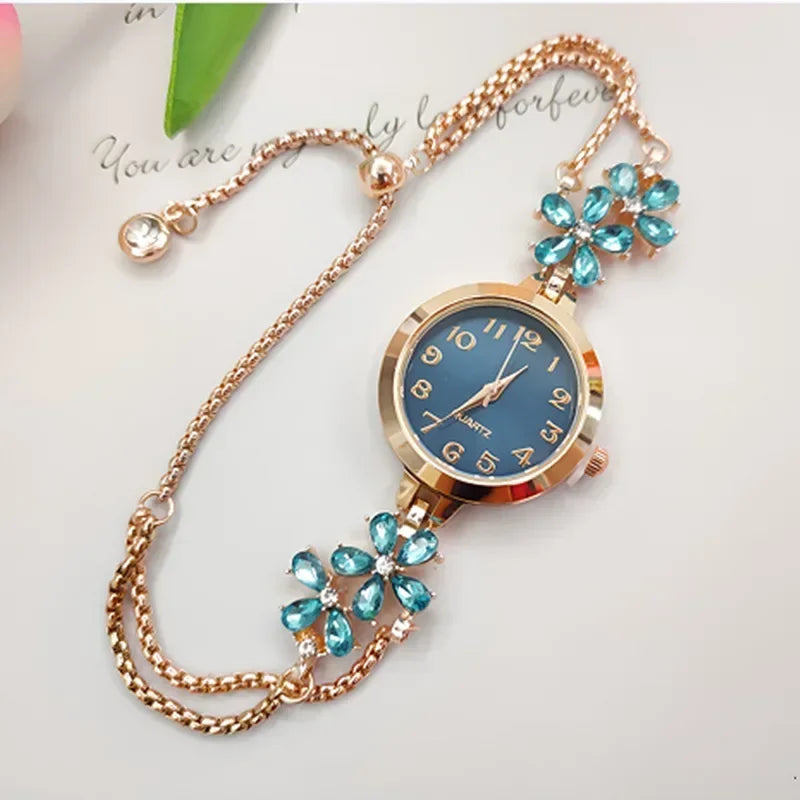 Women's Luxury Gold Bracelet Watch