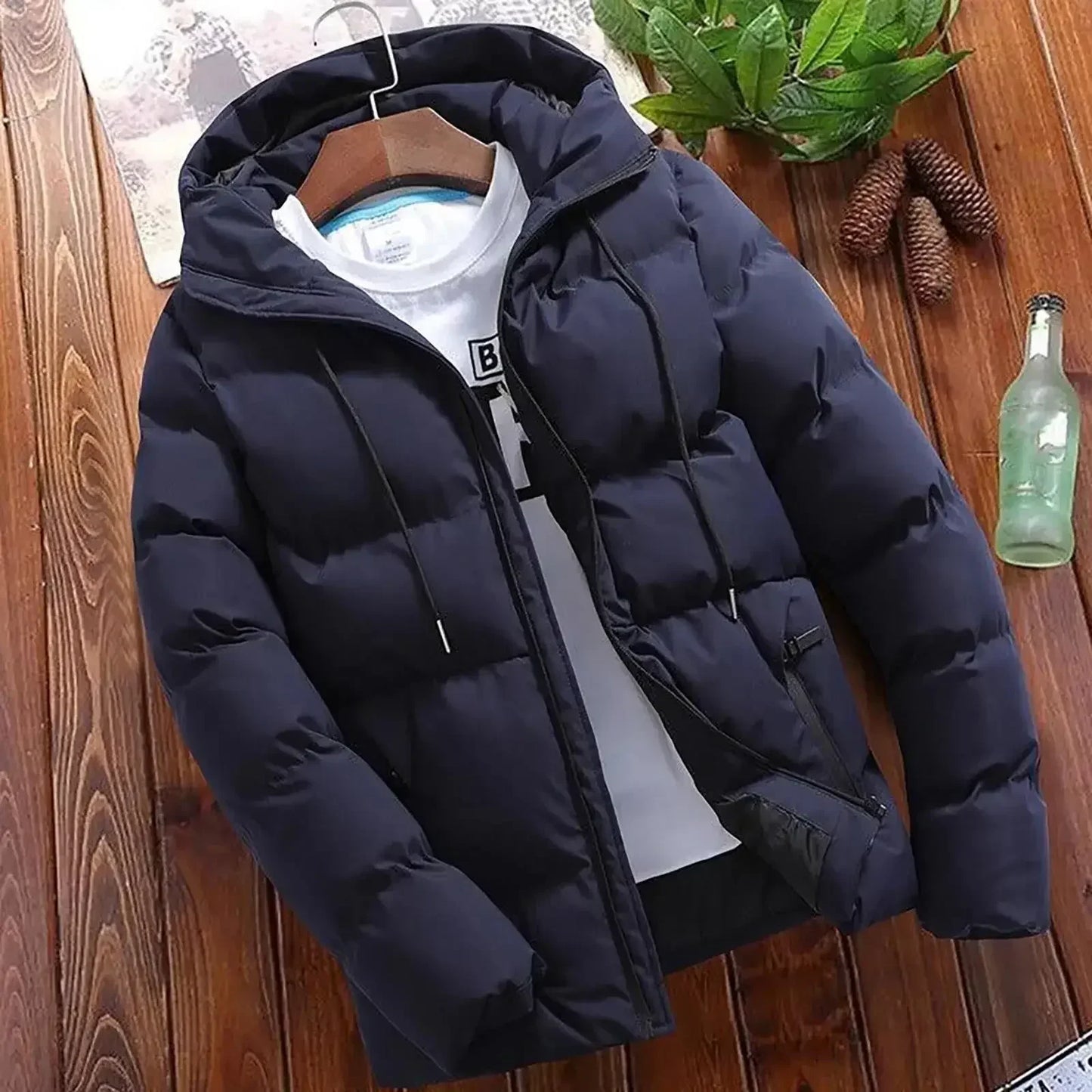 Thick Hooded Men Puffer Jacket