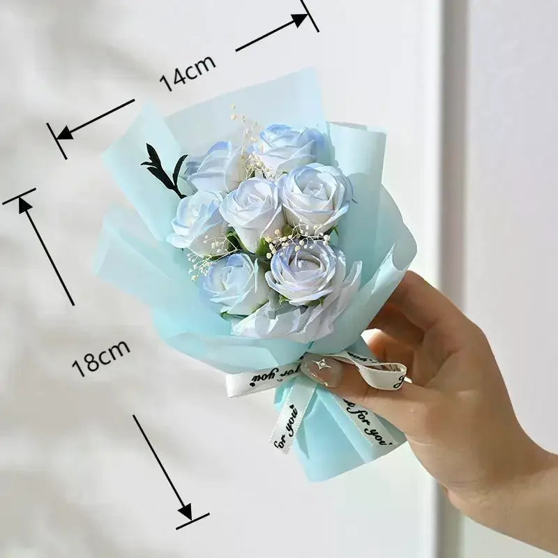 Artificial Rose Bouquet Soap Flower Gift
