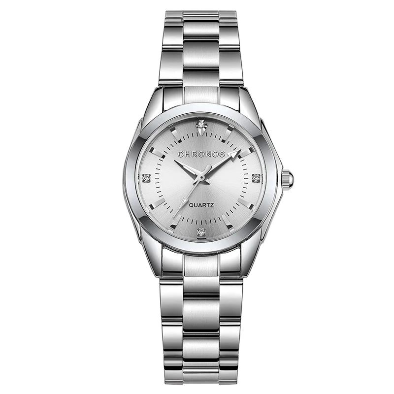 CHRONOS Steel Quartz Ladies Watch