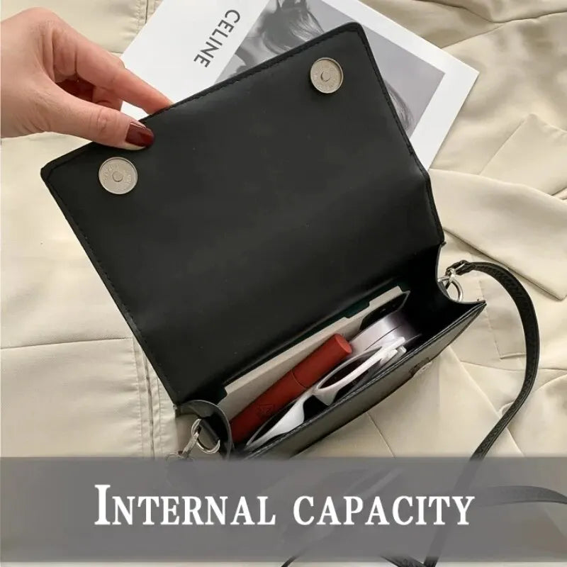 Classic PU Leather Crossbody Bag
