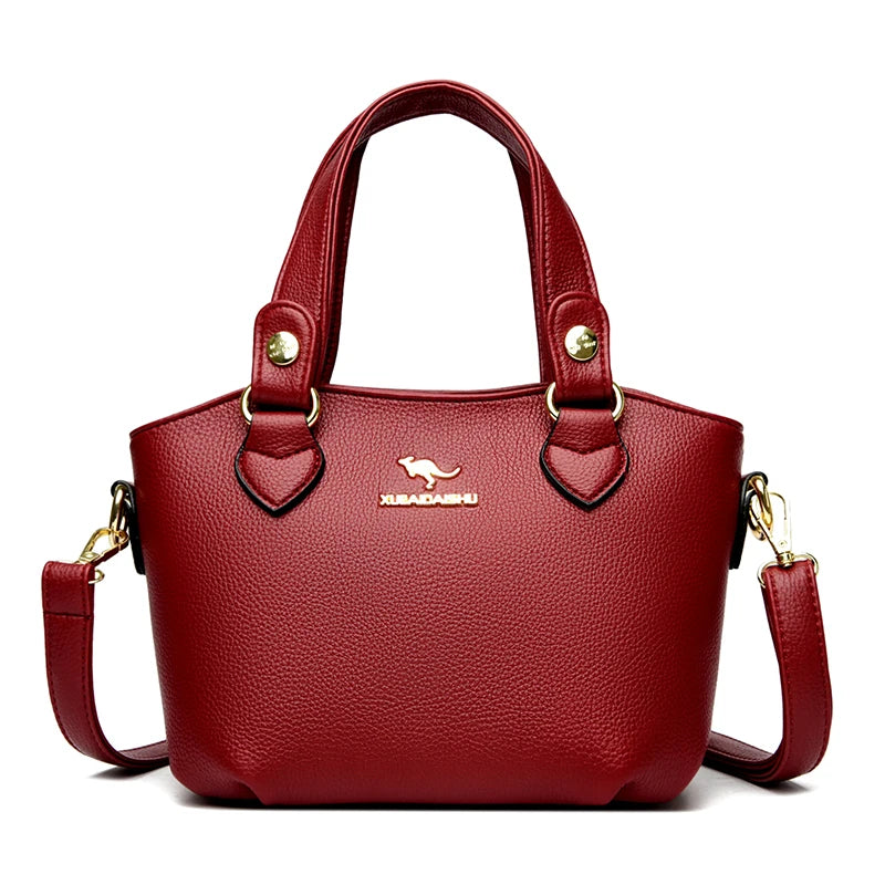 Leather Tote Crossbody Luxury