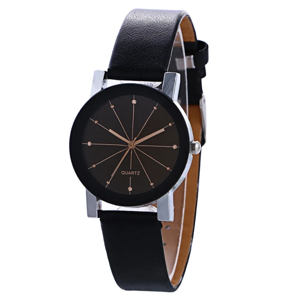 Analog Leather Women Watch