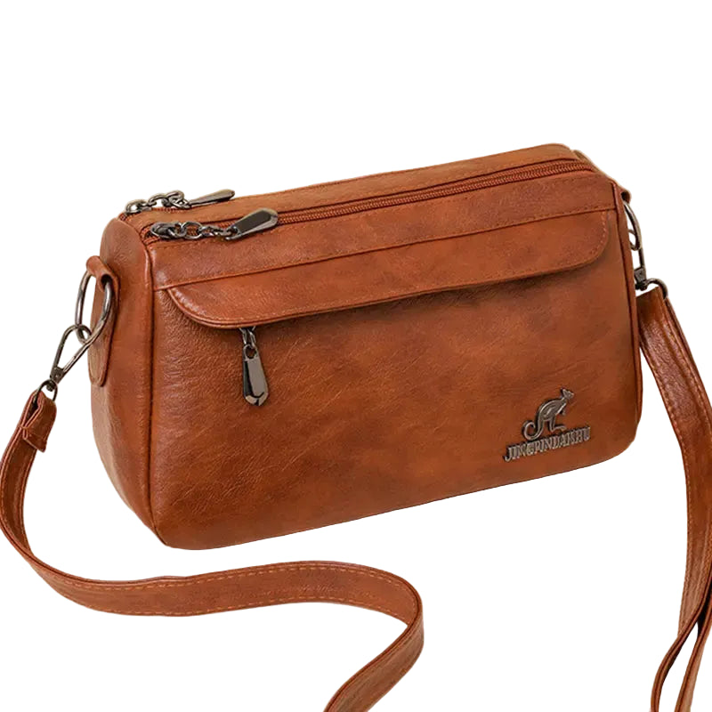 Vintage PU Crossbody Bag