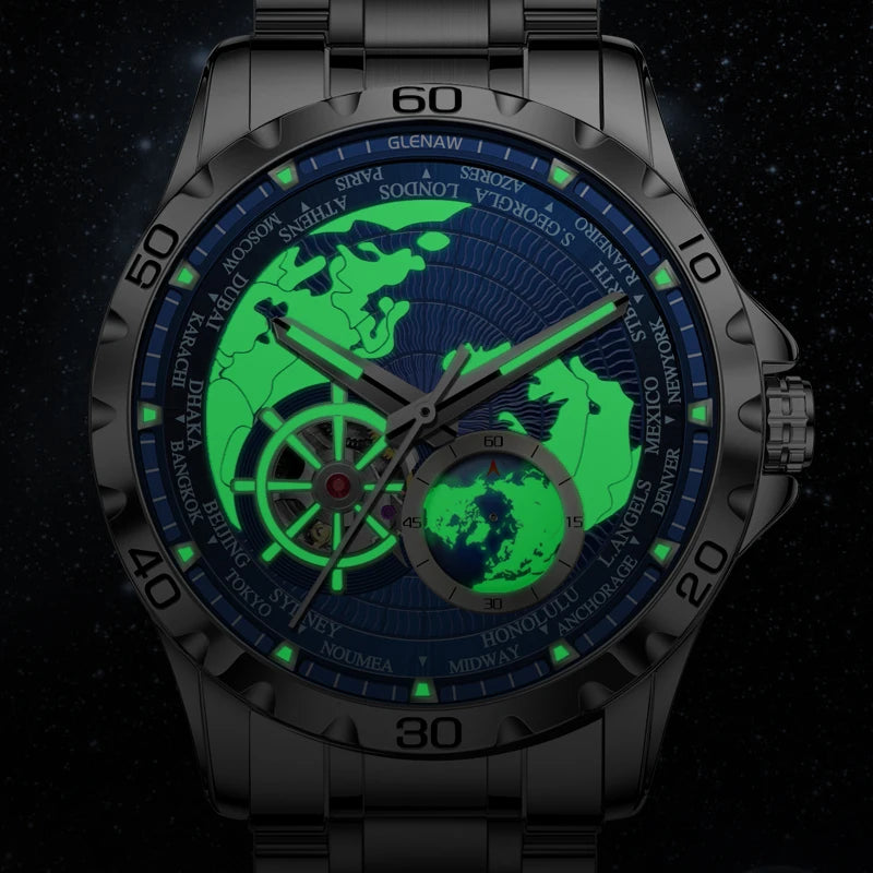 GLENAW Earth Mechanical Watch