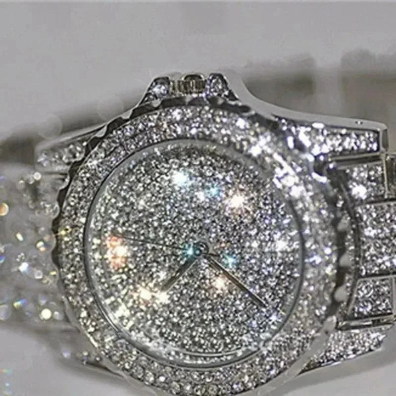 Zircon Crystal Diamond Ladies Watch