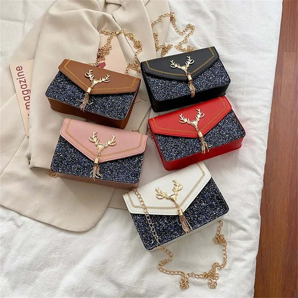 PU Leather Women Shoulder Bag
