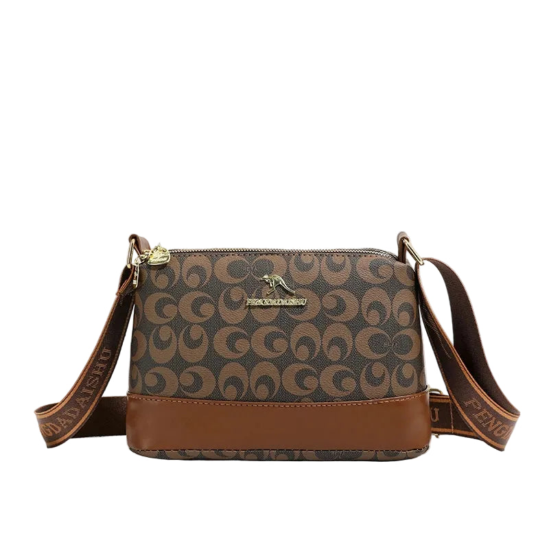 Retro Print Top-Handle Bag