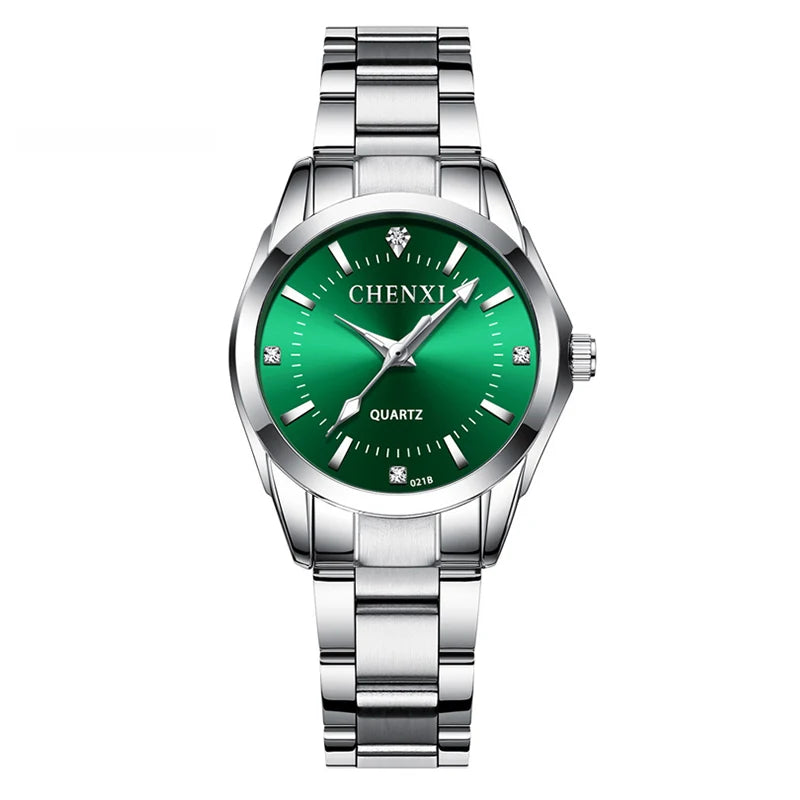 Women's Luminous Steel Analog Quartz Watch