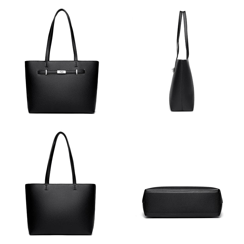 Elegant Leather Crossbody Handbag