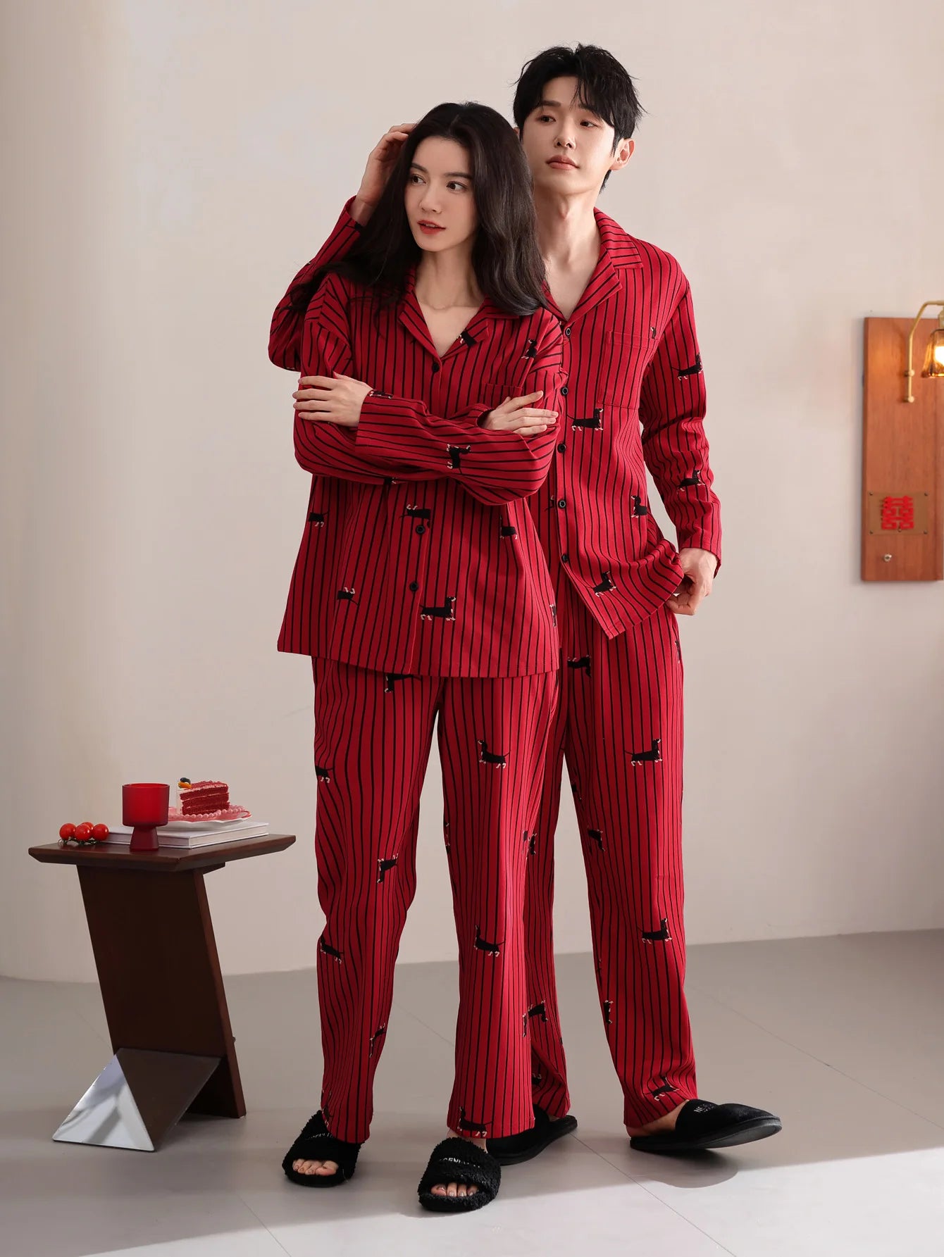 Cotton Couple Pajama Set