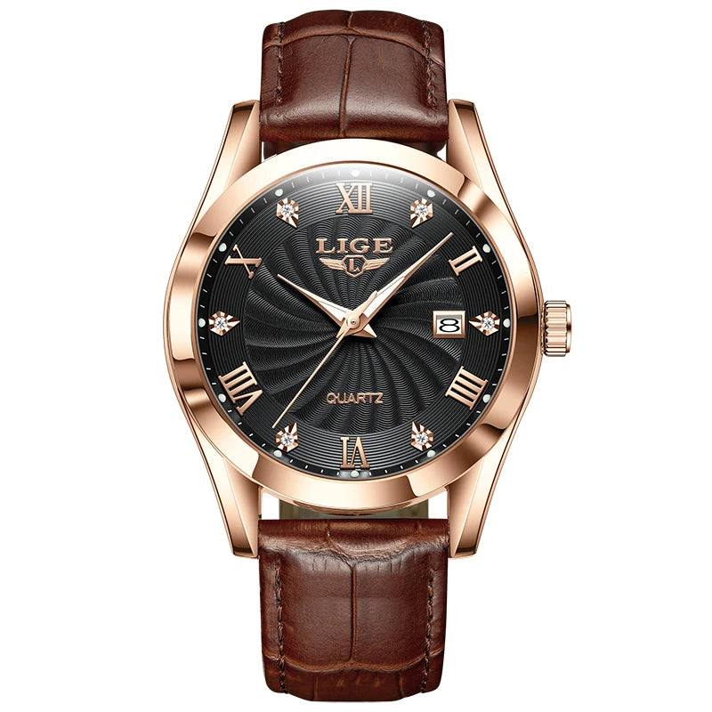 LIGE Men's Military Sport Quartz Watch