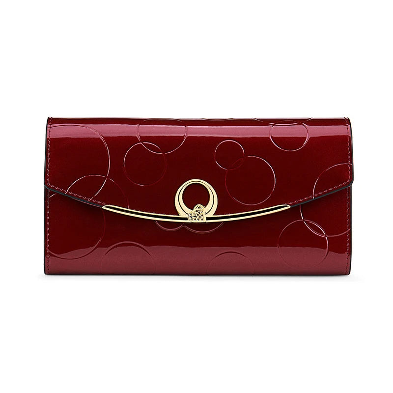 RFID Leather Women Wallet