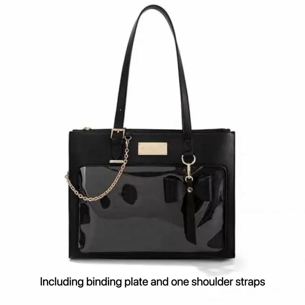 Transparent Bow Tote Bag