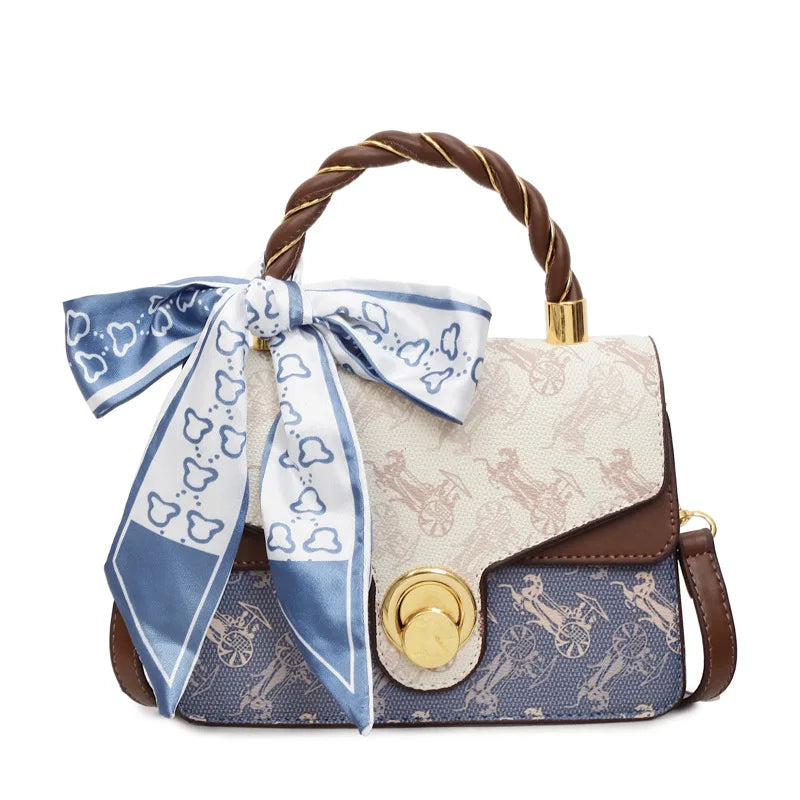 French Mini Square Crossbody Bag