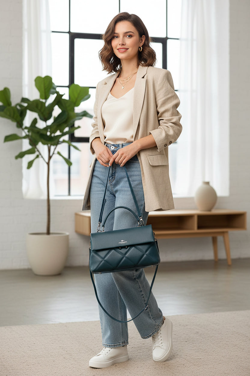 Soft Leather Crossbody Bag
