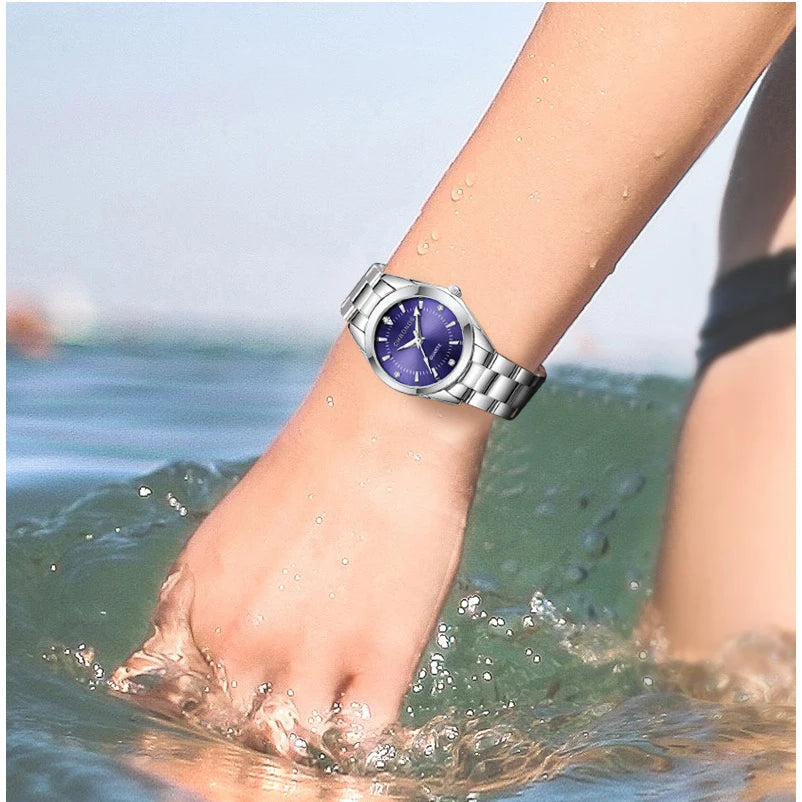 CHRONOS Steel Quartz Ladies Watch