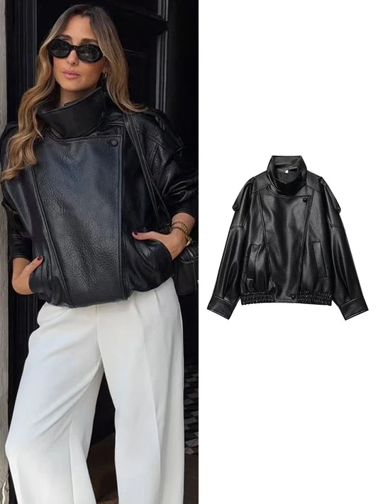 Street Faux Leather Jacket