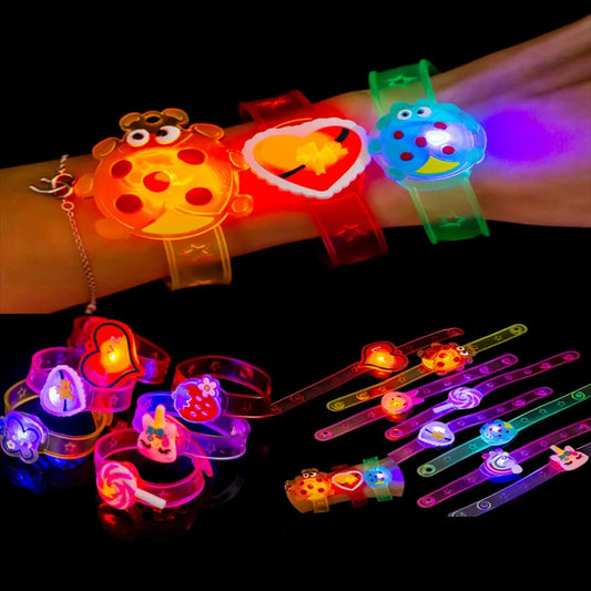 Glow Cartoon Bracelet Kids Party Gift Set