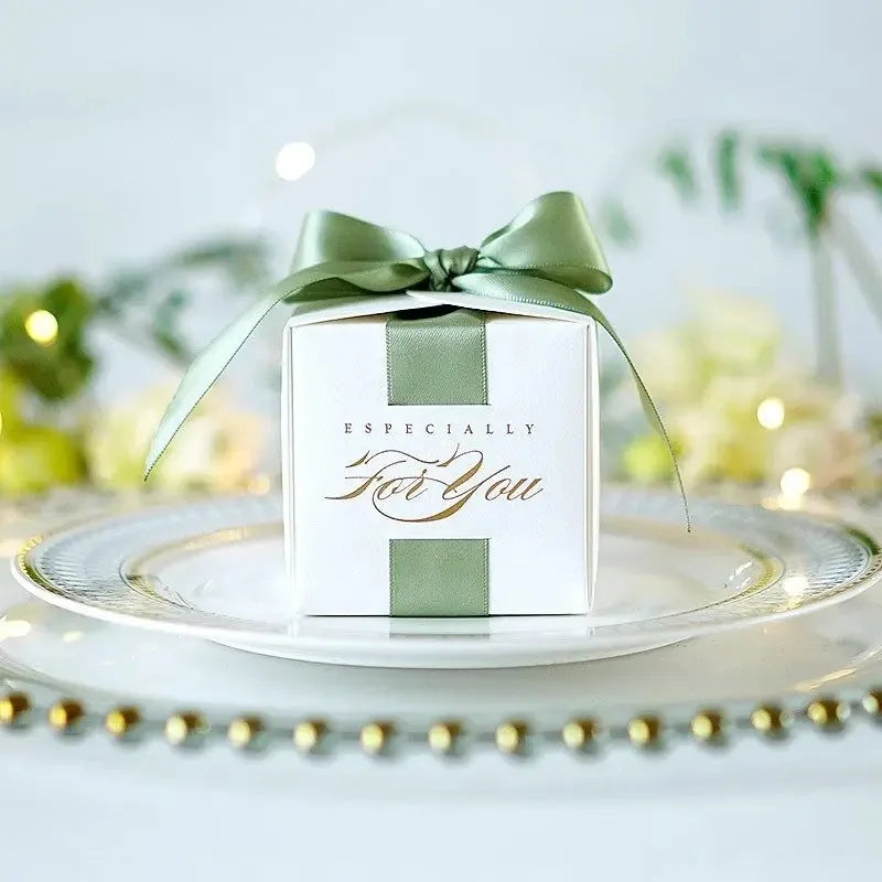 Wedding Favor Gift Box Ribbon Candy Party