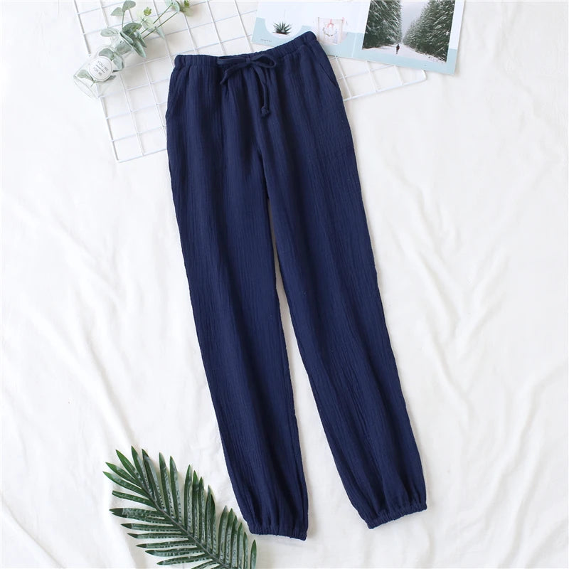 Japanese Cotton Gauze Pajama Pants