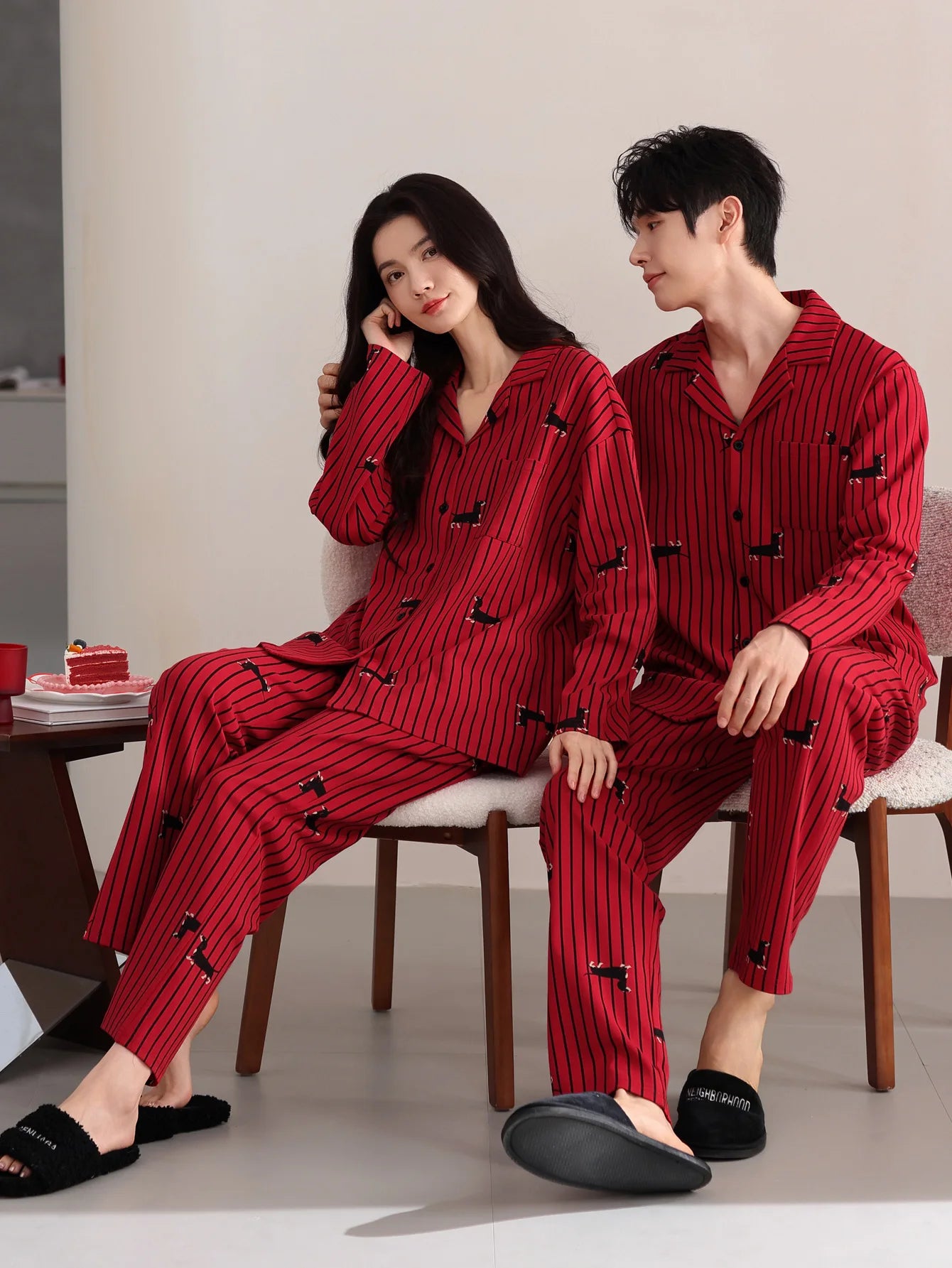 Cotton Couple Pajama Set