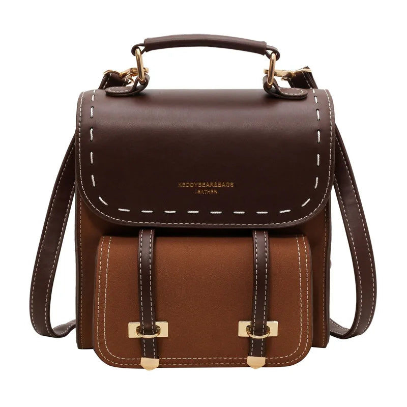 Leather Tassel Backpack