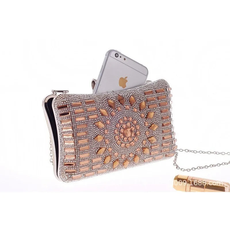 Rhinestone Diamond Clutch Bag