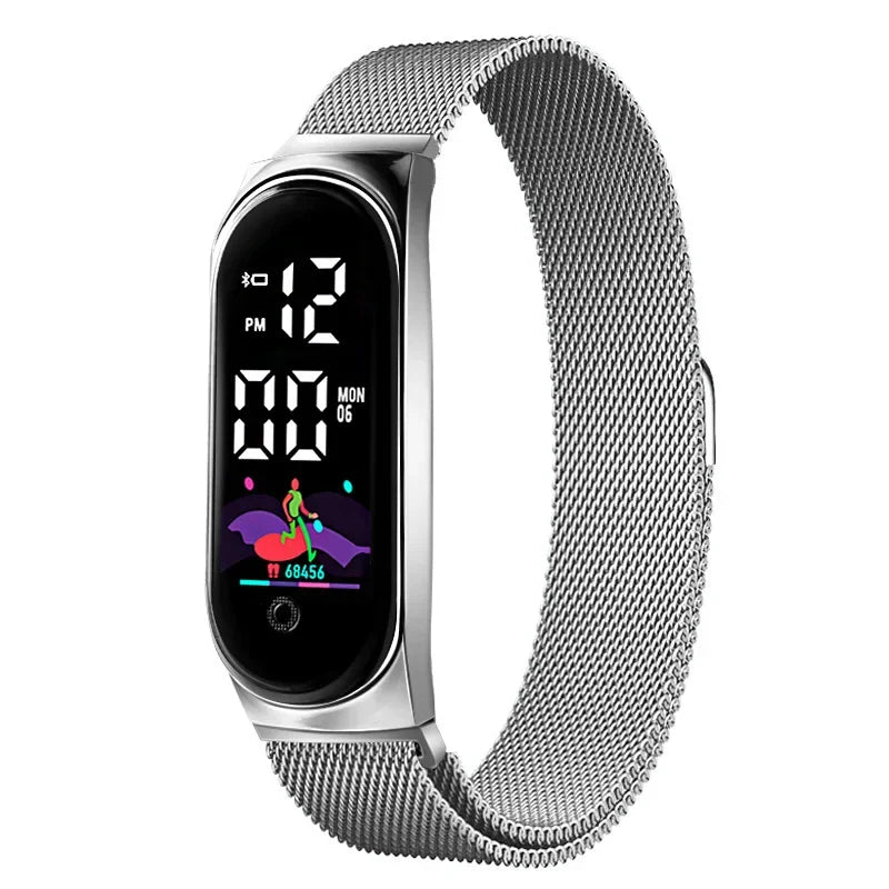 Digital Magnetic Watch Women