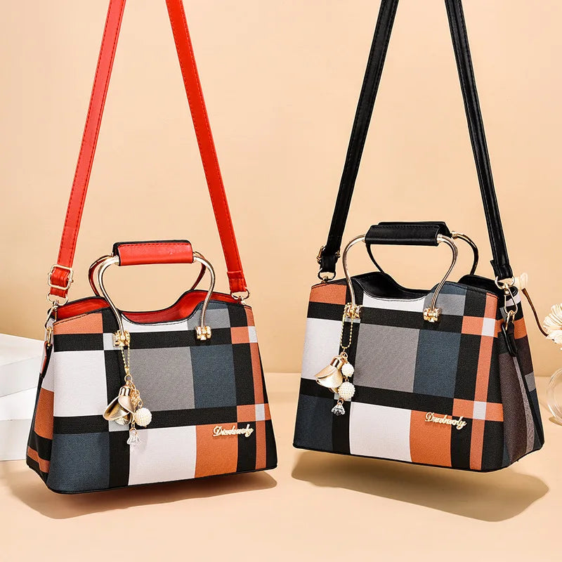 Beaded Leather Handbag