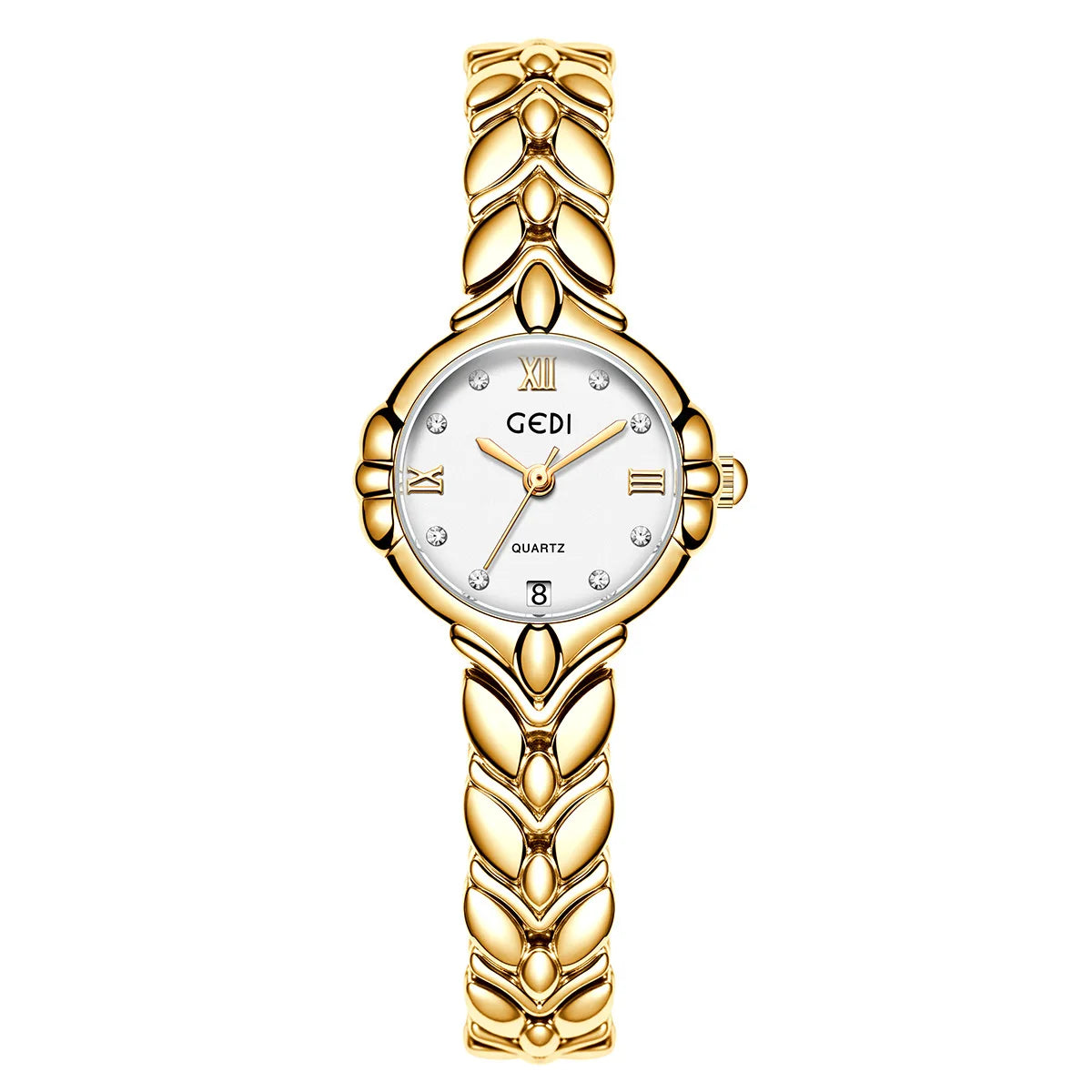Adjustable Clasp Quartz Wristwatch